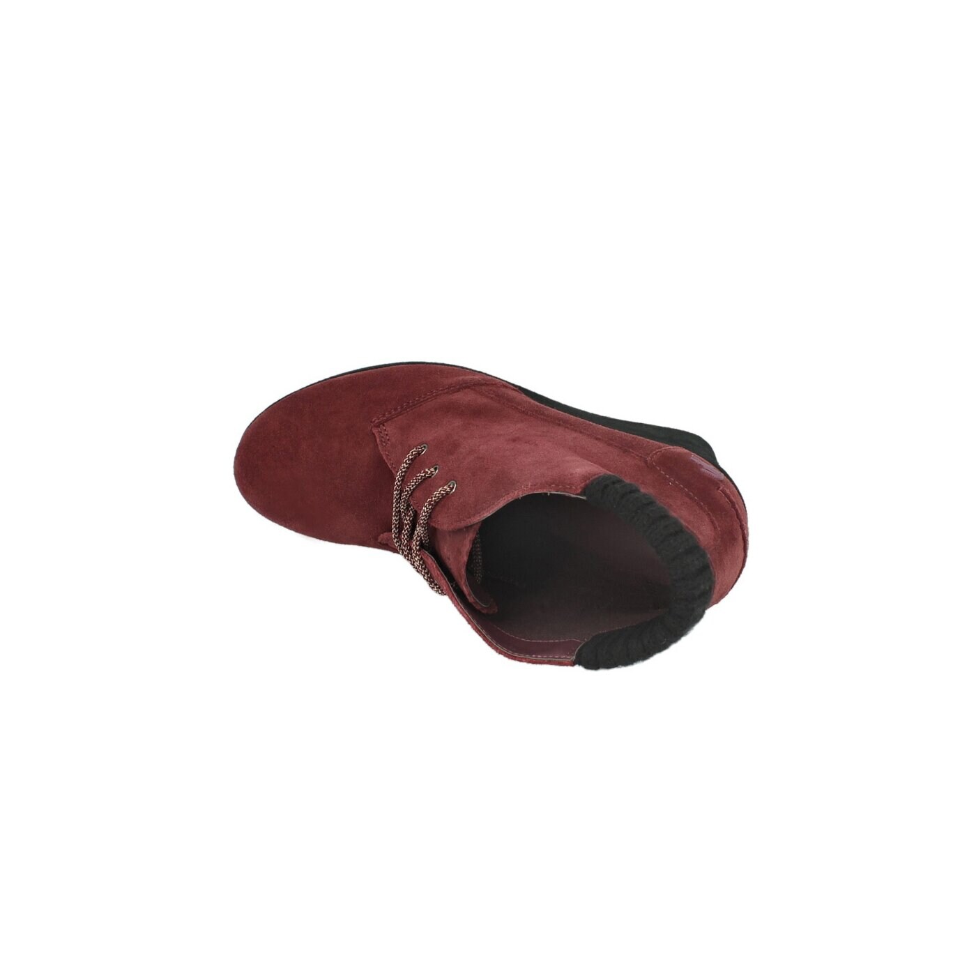 Damskie buty za kostkę LACOSTE LEREN 3 726srw0150fd8 kolor bordowy
