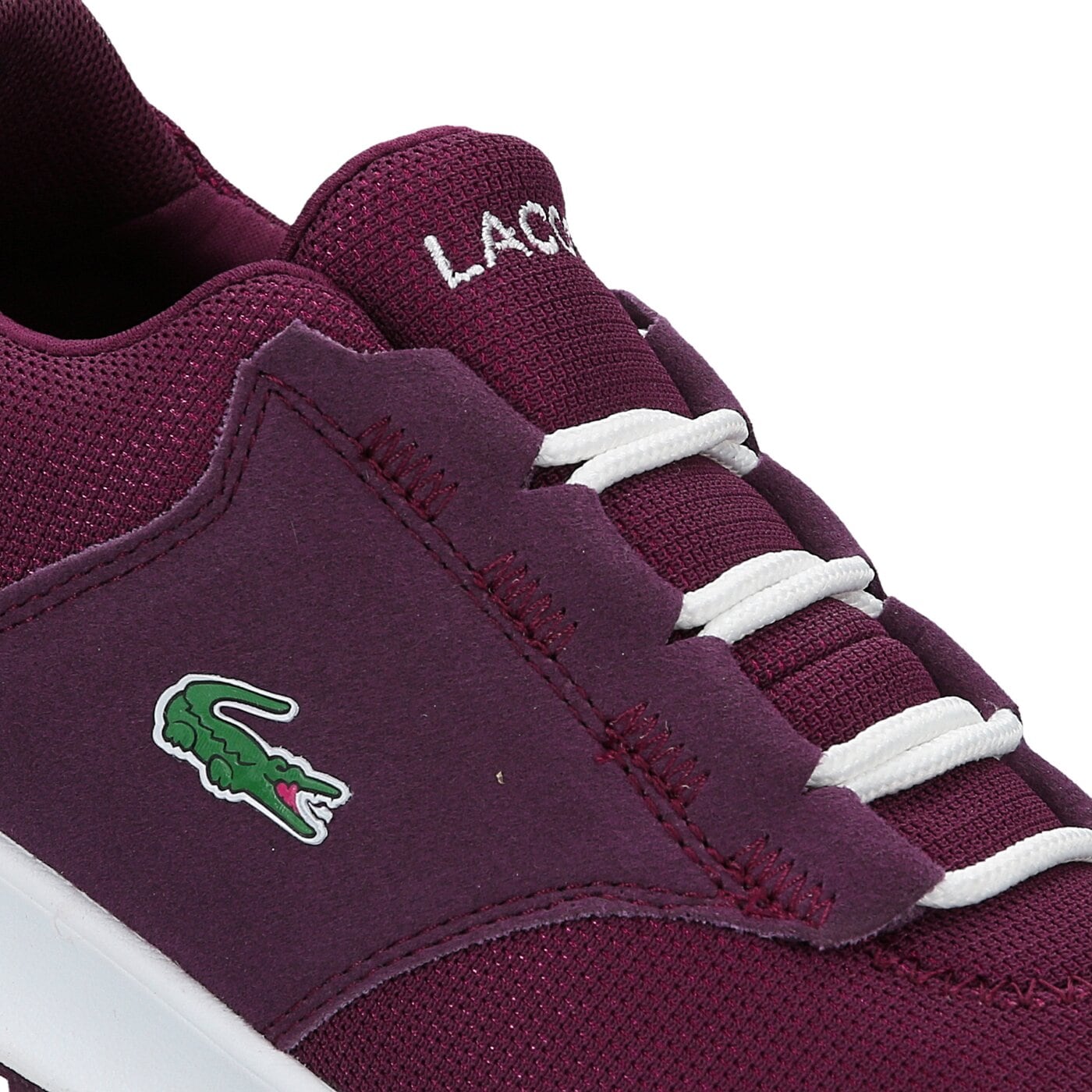 Dziecięce sneakersy (buty) LACOSTE L.IGHT 316 1 732spj0114pp3 kolor bordowy