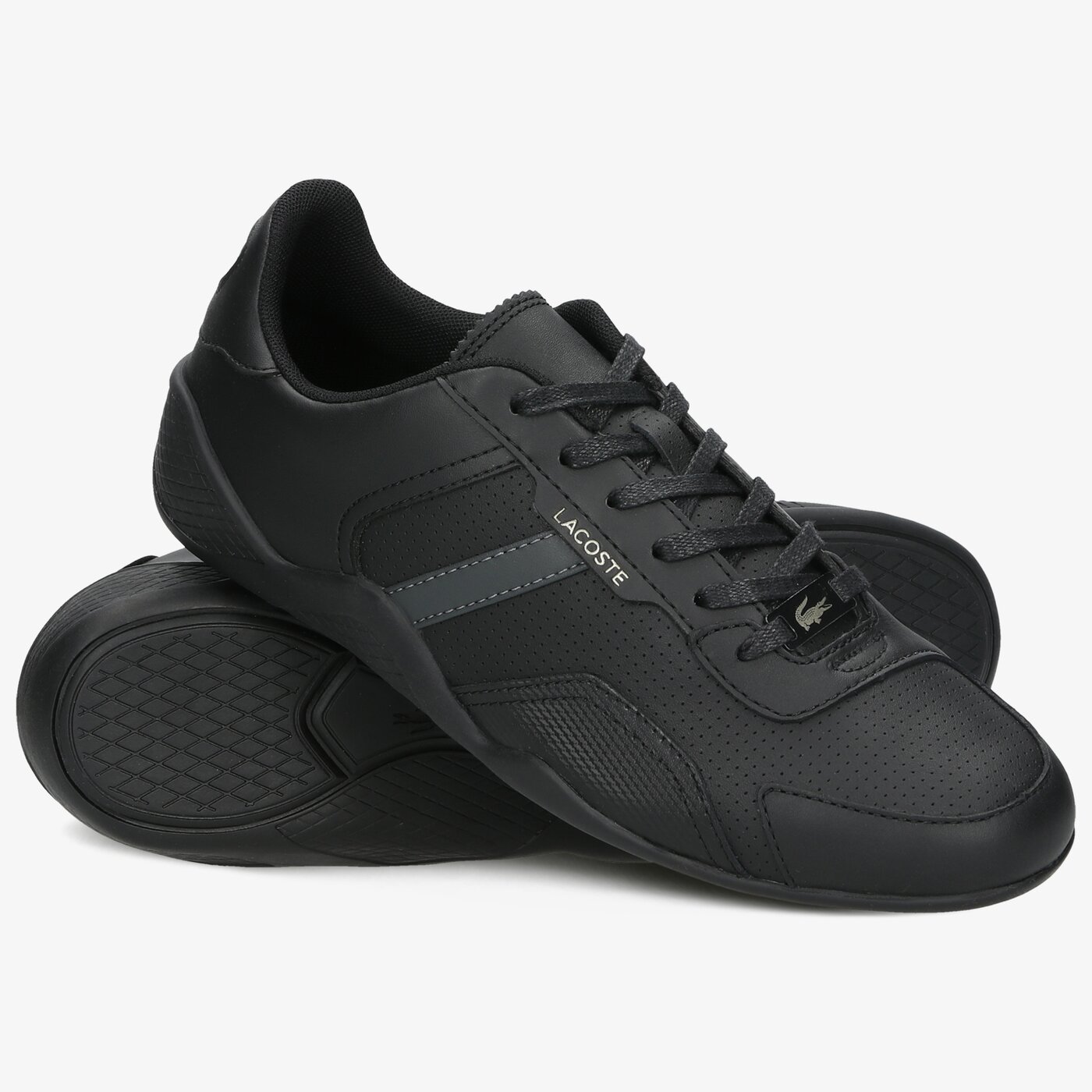 Damskie sneakersy (buty) LACOSTE HAPONA 0721 1 CFA 741cfa000202h kolor czarny