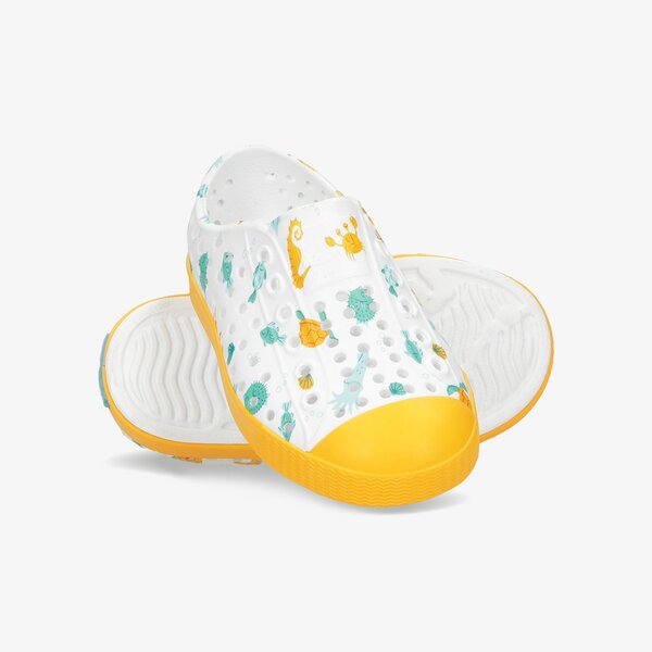 Dziecięce trampki NATIVE JEFFERSON PRINT YOUTH 15100101-8969 kolor biały