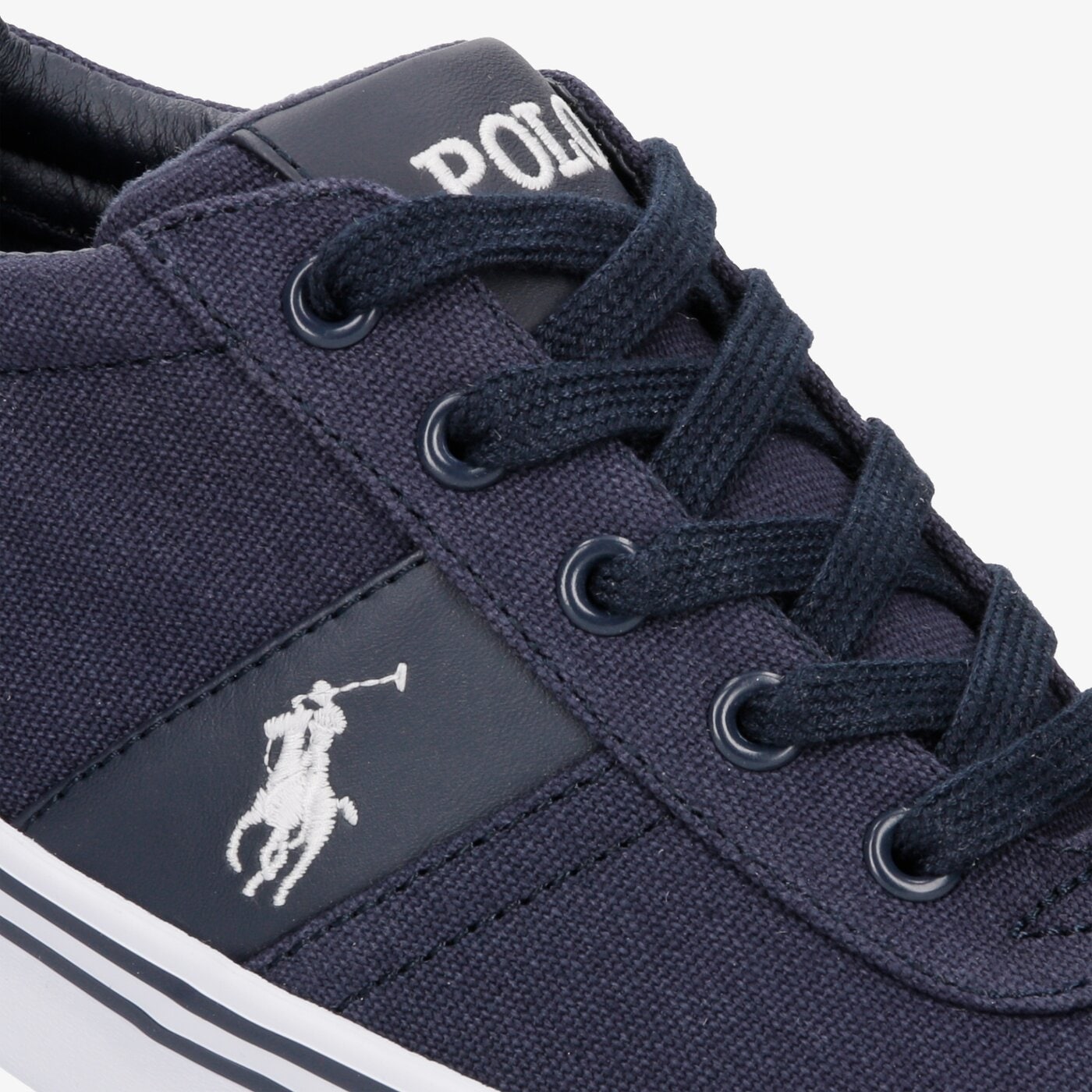 Męskie trampki POLO RL HANFORD NE NEWPORT NAVY CANVAS 816176919899 kolor granatowy