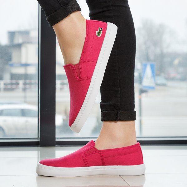 Damskie trampki LACOSTE GAZON 117 3 733caw1051124 kolor różowy