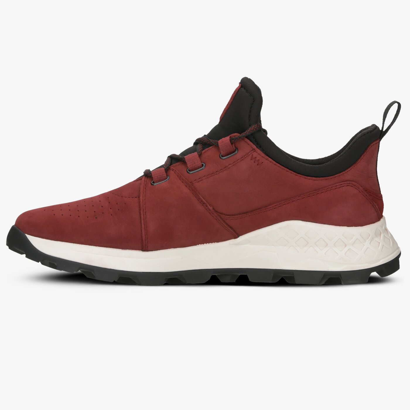 Męskie sneakersy (buty) TIMBERLAND BROOKLYN LACE OXFORD tb0a223pv151 kolor bordowy