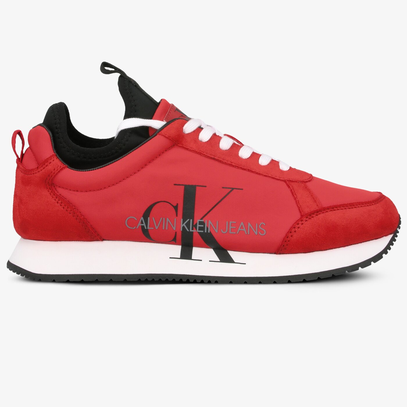 Męskie sneakersy (buty) CALVIN KLEIN JEMMY b4s0136620 kolor czerwony