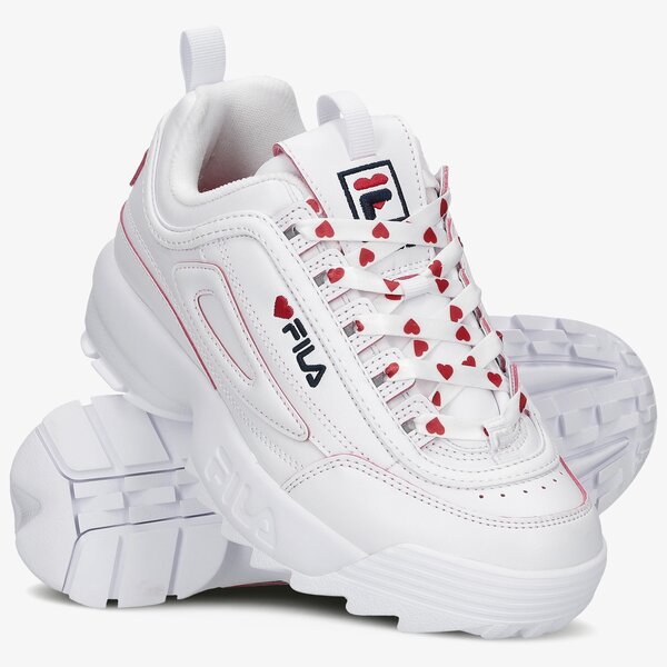 Damskie sneakersy (buty) FILA DISRUPTOR V-DAY WMN 101124192k kolor biały
