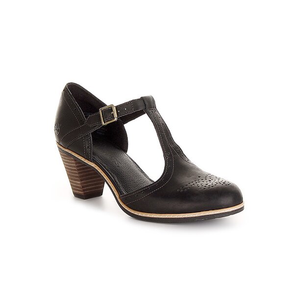 Damskie szpilki / czółenka TIMBERLAND EK MONTVALE T-STRAP  8049r kolor czarny