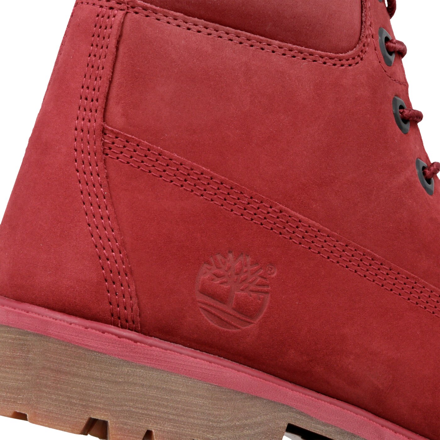 Dziecięce trapery TIMBERLAND PREMIUM 6 INCH WP BOOT  a1vck kolor czerwony