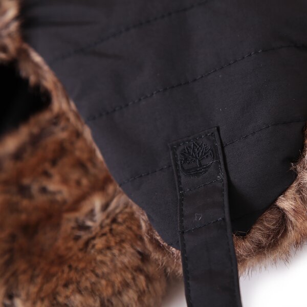 Męska czapka zimowa TIMBERLAND CZAPKA UNISEX NYLON TRAPPER j1825001 kolor czarny