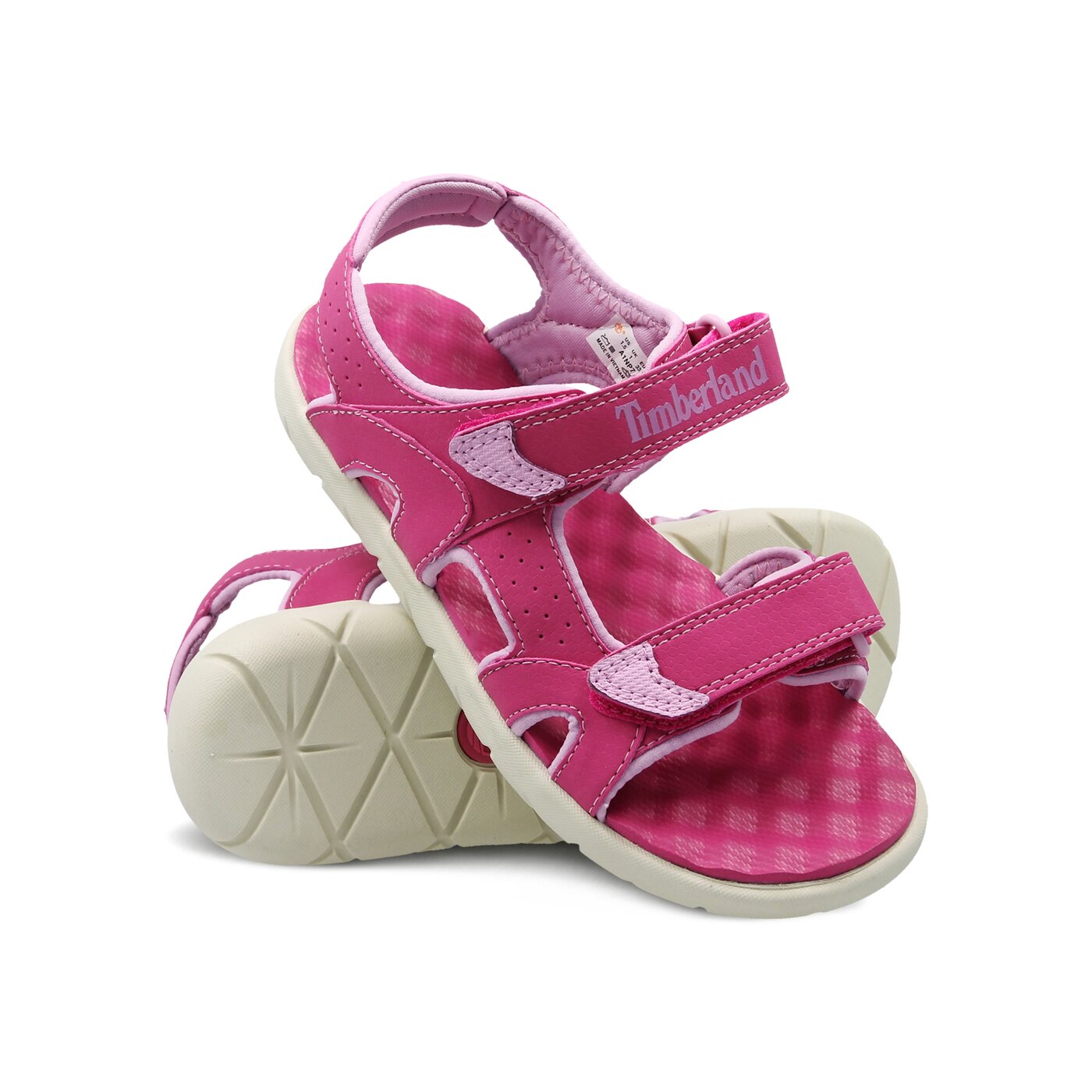 Dziecięce sandały / klapki TIMBERLAND PERKINS ROW 2-STRAP tb0a1np7d561 kolor różowy