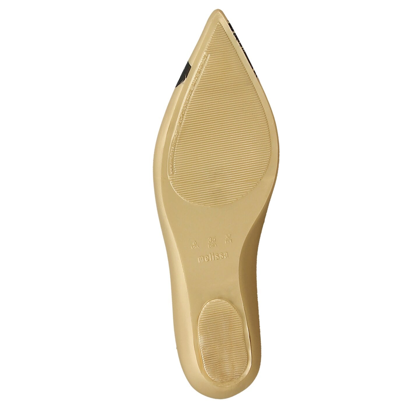 Damskie baleriny (buty) MELISSA GLAM + WONDER WOMAN 3222006525 kolor złoty