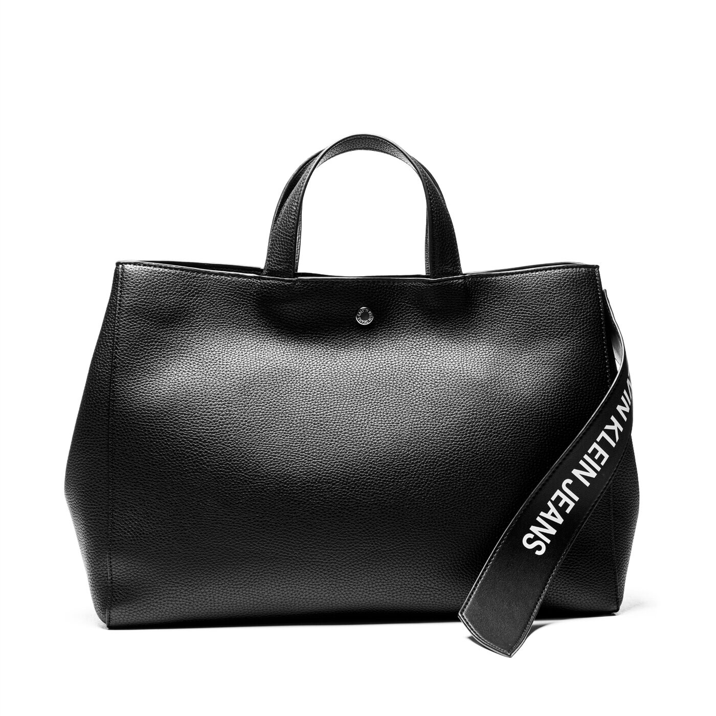 Damska torebka CALVIN KLEIN TOREBKA LOGO BANNER EW T BOTTOM TOTE k40k400821001 kolor czarny