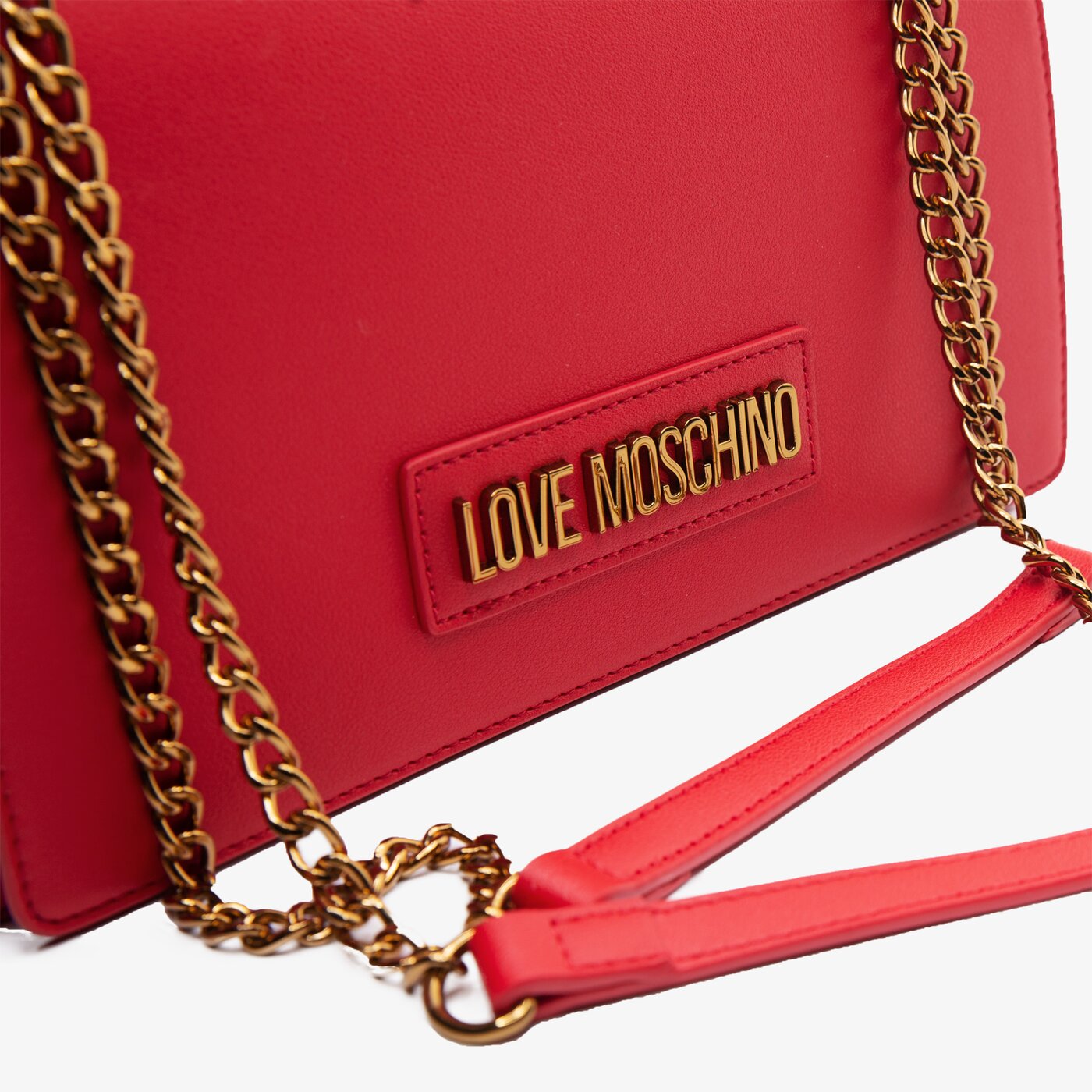 Damska torebka LOVE MOSCHINO TOREBKA LETTERING LOVE MOSCHINO jc4261pp0akm0500 kolor czerwony