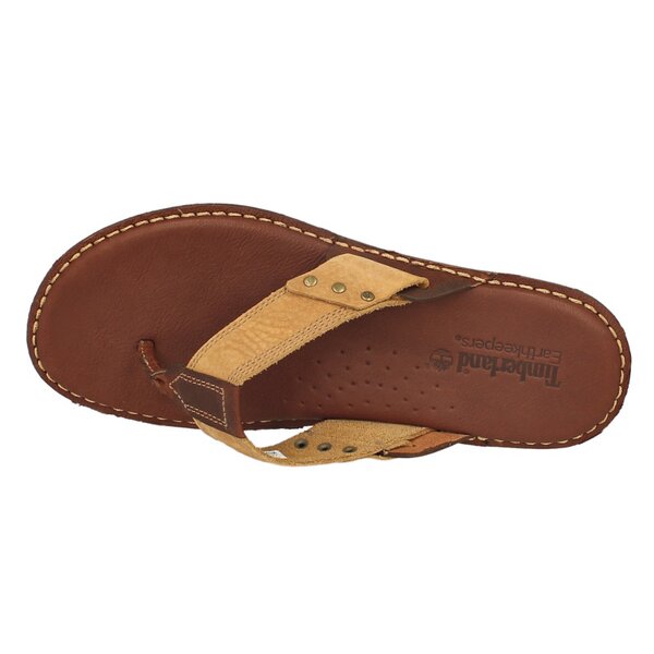 Męskie klapki TIMBERLAND THONG 5144a kolor brązowy