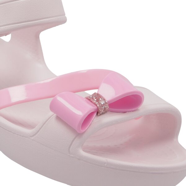 Dziecięce sandały / klapki CROCS LINA CHARM SANDAL K 2055306pii kolor różowy