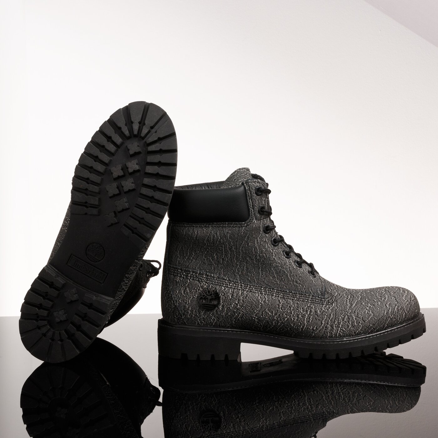 Męskie buty za kostkę TIMBERLAND PREMIUM 6 INCH BOOT  a1jdc kolor szary