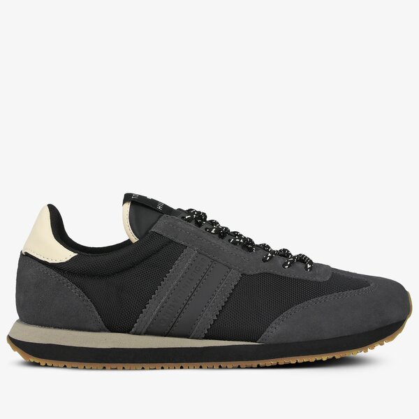 Męskie sneakersy (buty) TOMMY HILFIGER RUNNER LO 2C2 LO MIX WINTER RUNNER STRIPES fm0fm03004bds kolor czarny