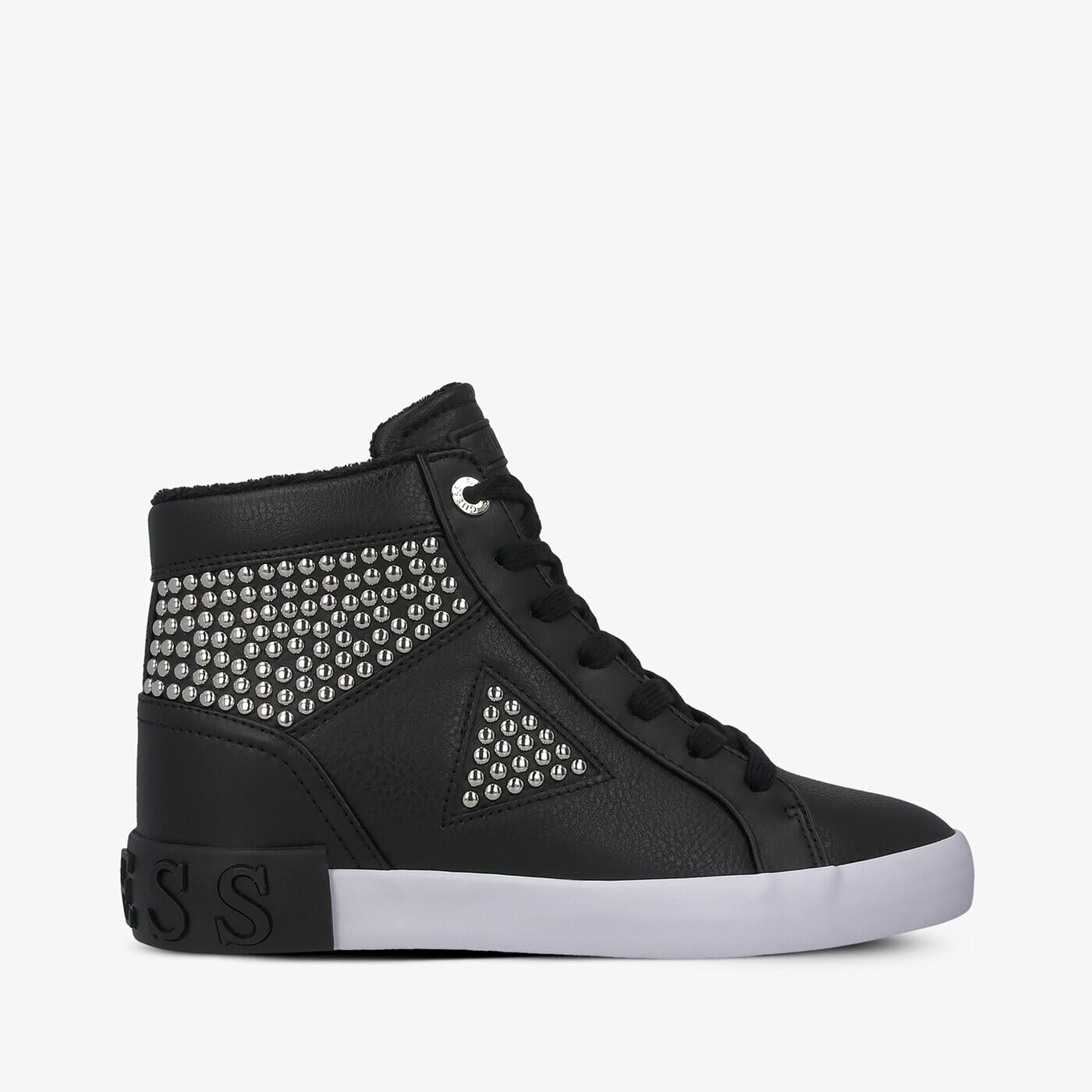 Damskie sneakersy (buty) GUESS PEETUR fl7per ele12black kolor czarny