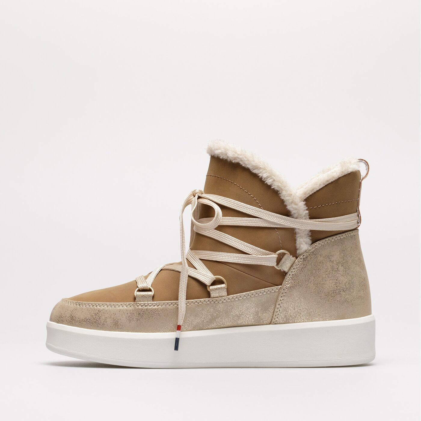 Damskie śniegowce U.S. POLO ASSN. VEGY001W vegy001a smart kolor beżowy