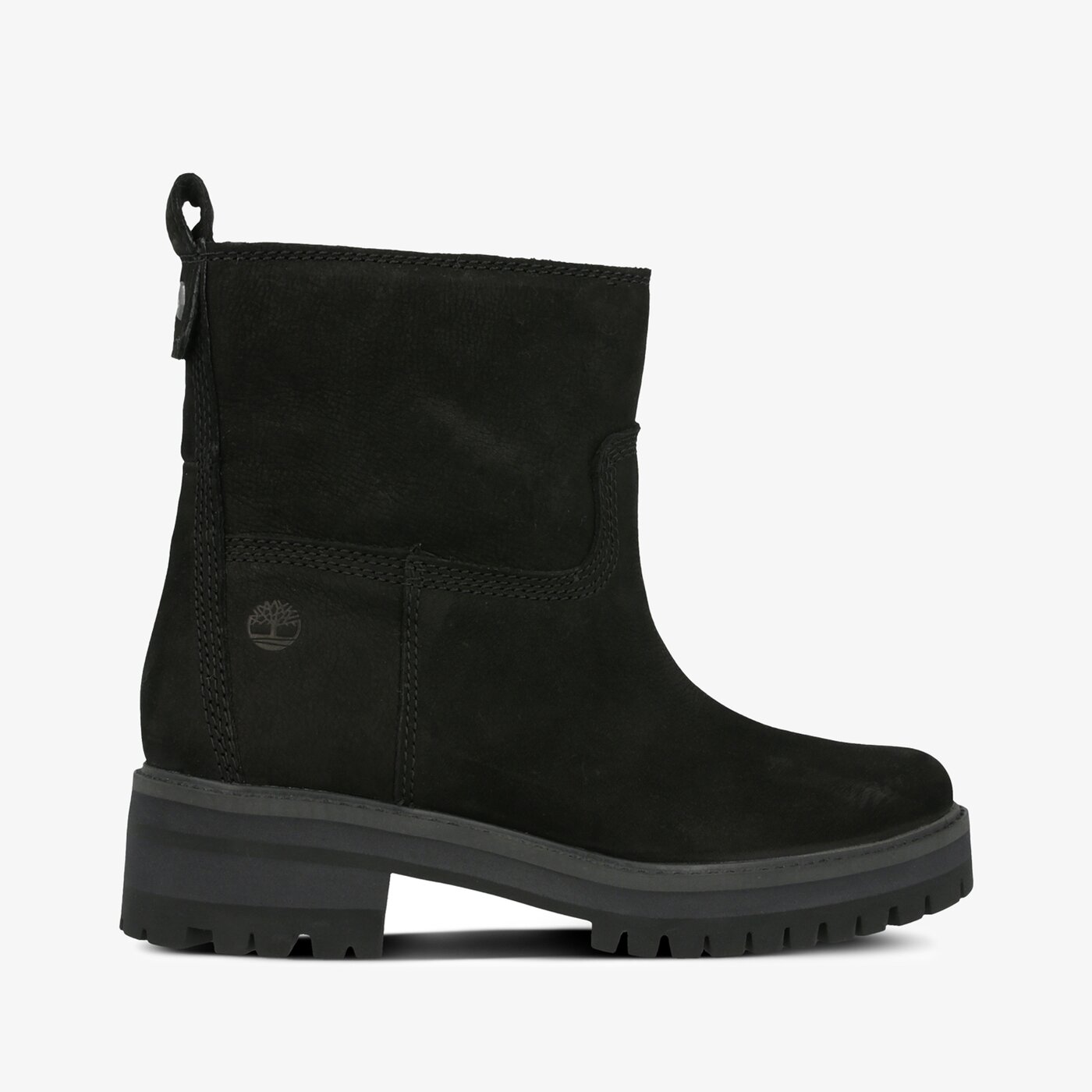 Damskie botki / sztyblety TIMBERLAND COURMAYEUR VALLEY FAUXFUR tb0a257s0151 kolor czarny