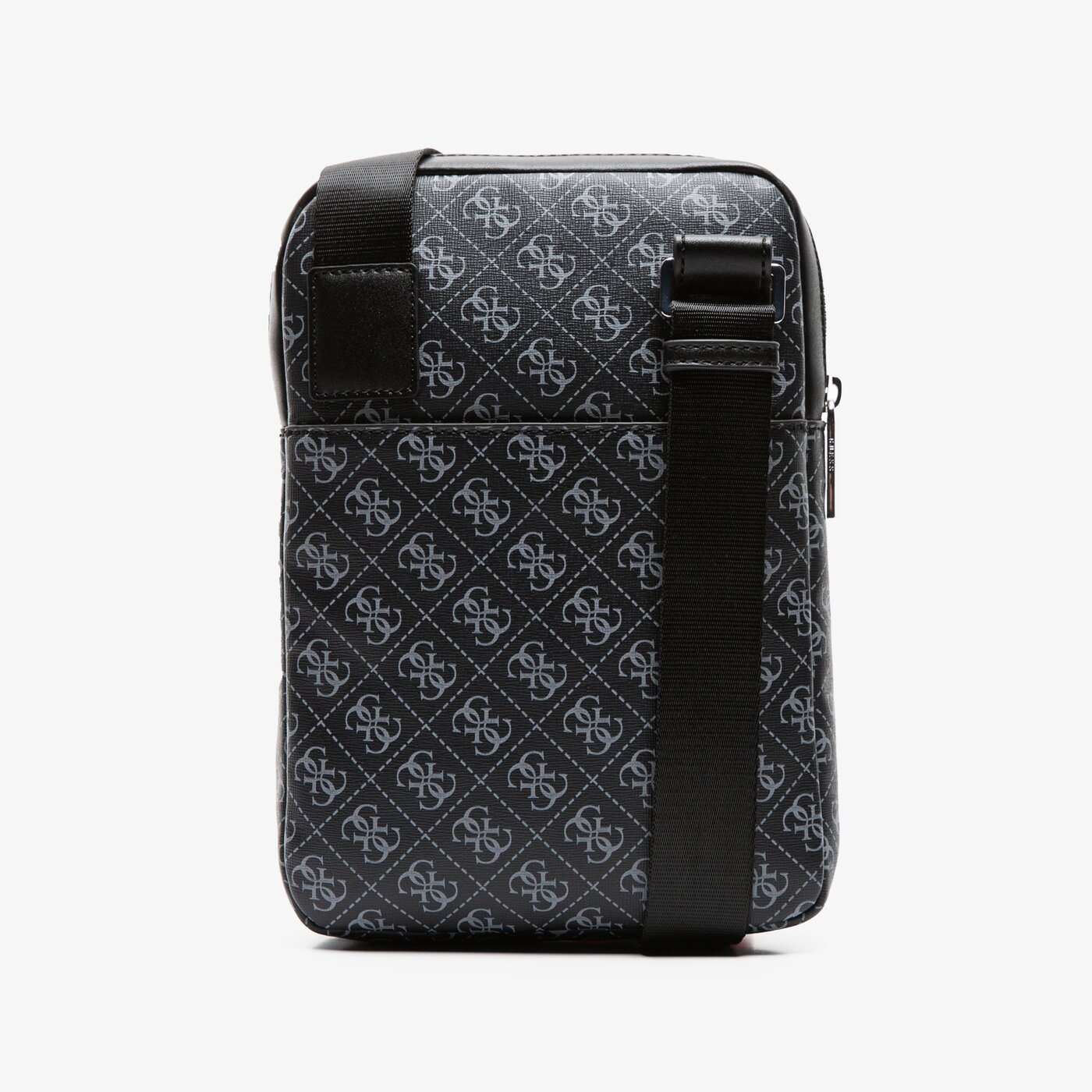 GUESS TORBA MANHATTAN LOGO TOP ZIP CROSSBO hm6767pol94bla kolor czarny