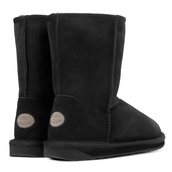 Damskie botki / sztyblety EMU STINGER LO BLACK w10002black kolor czarny