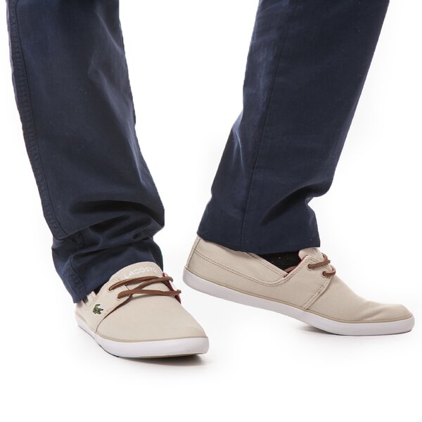 Męskie trampki LACOSTE MARICE LACE TBR  729spm0038nn1 kolor beżowy
