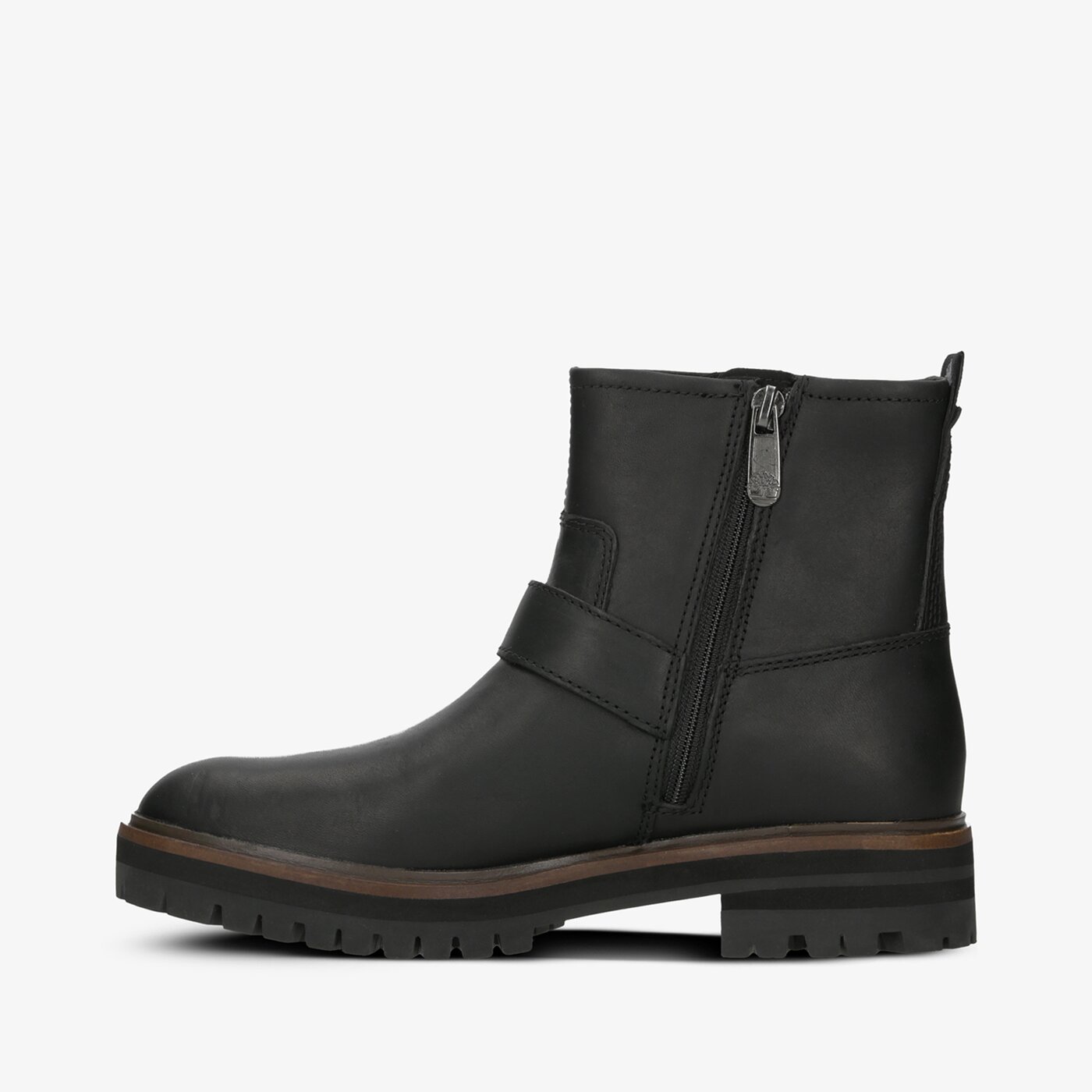 Damskie botki / sztyblety TIMBERLAND LONDON SQUARE BIKER tb0a23jy0151 kolor czarny