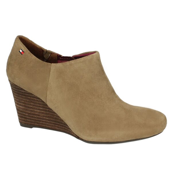 Damskie buty za kostkę TOMMY HILFIGER BELLA 2  fw56815795038 kolor beżowy