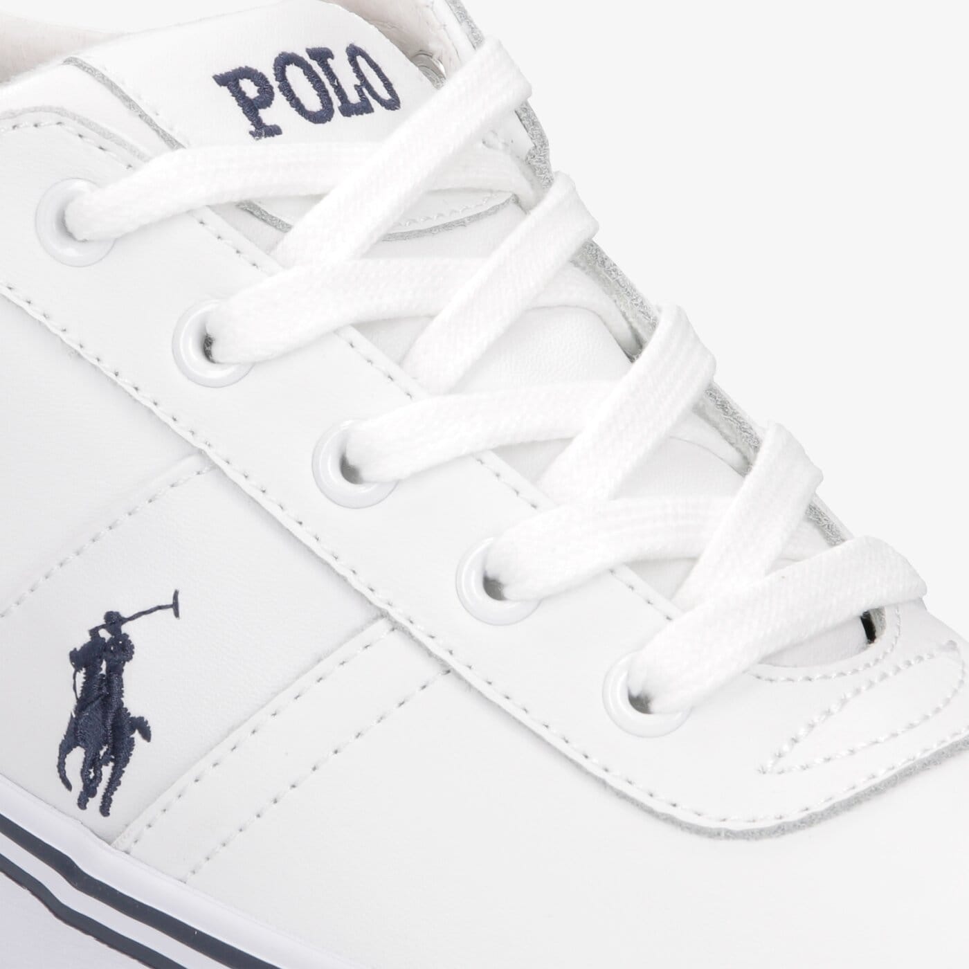 Męskie trampki POLO RL HANFORD WHITE LEATHER 816168180110 kolor biały