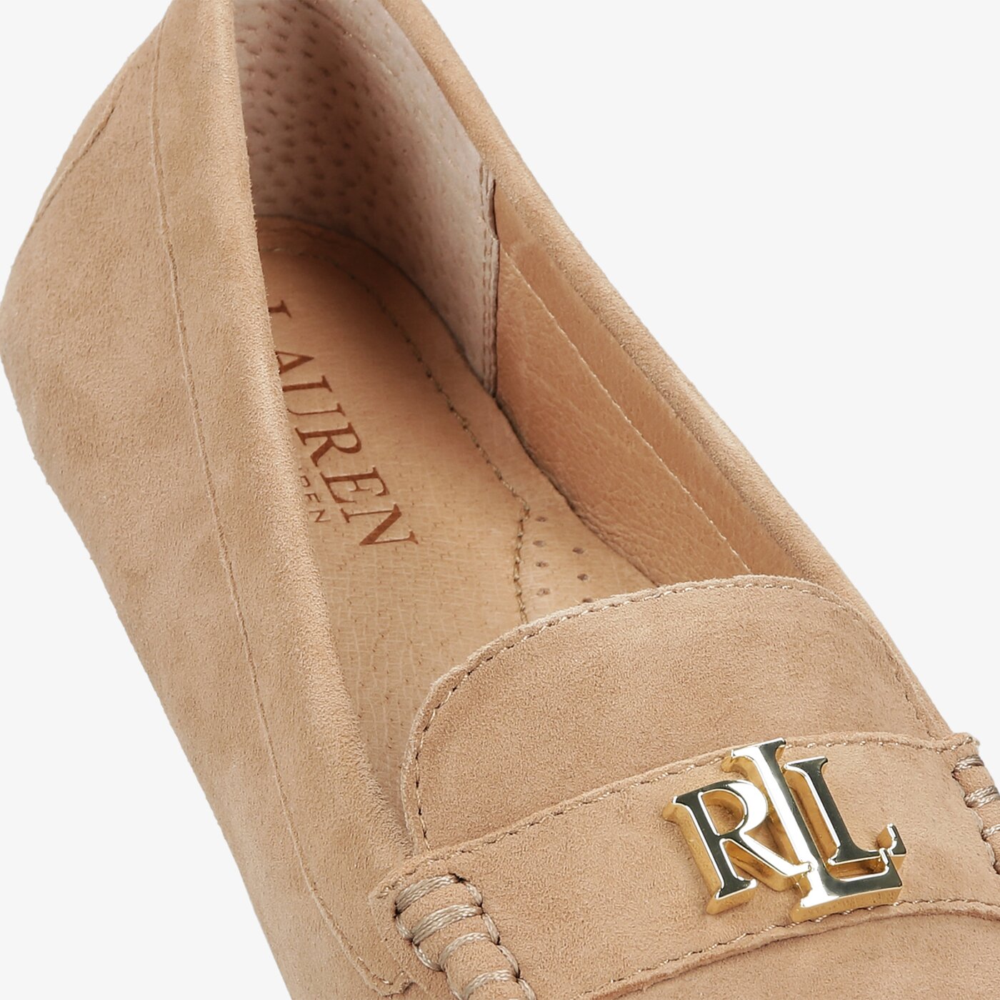 Damskie espadryle LAUREN RALPH LAUREN BARNSBURY 802821629008 kolor brązowy