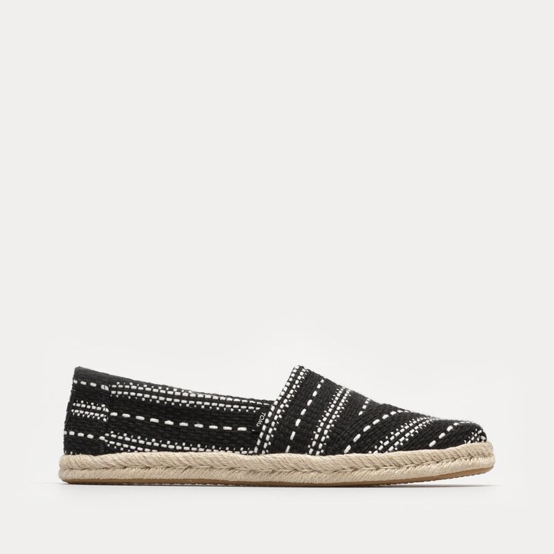 TOMS BLACK MULTI CHUNKY GLOBAL WOVEN