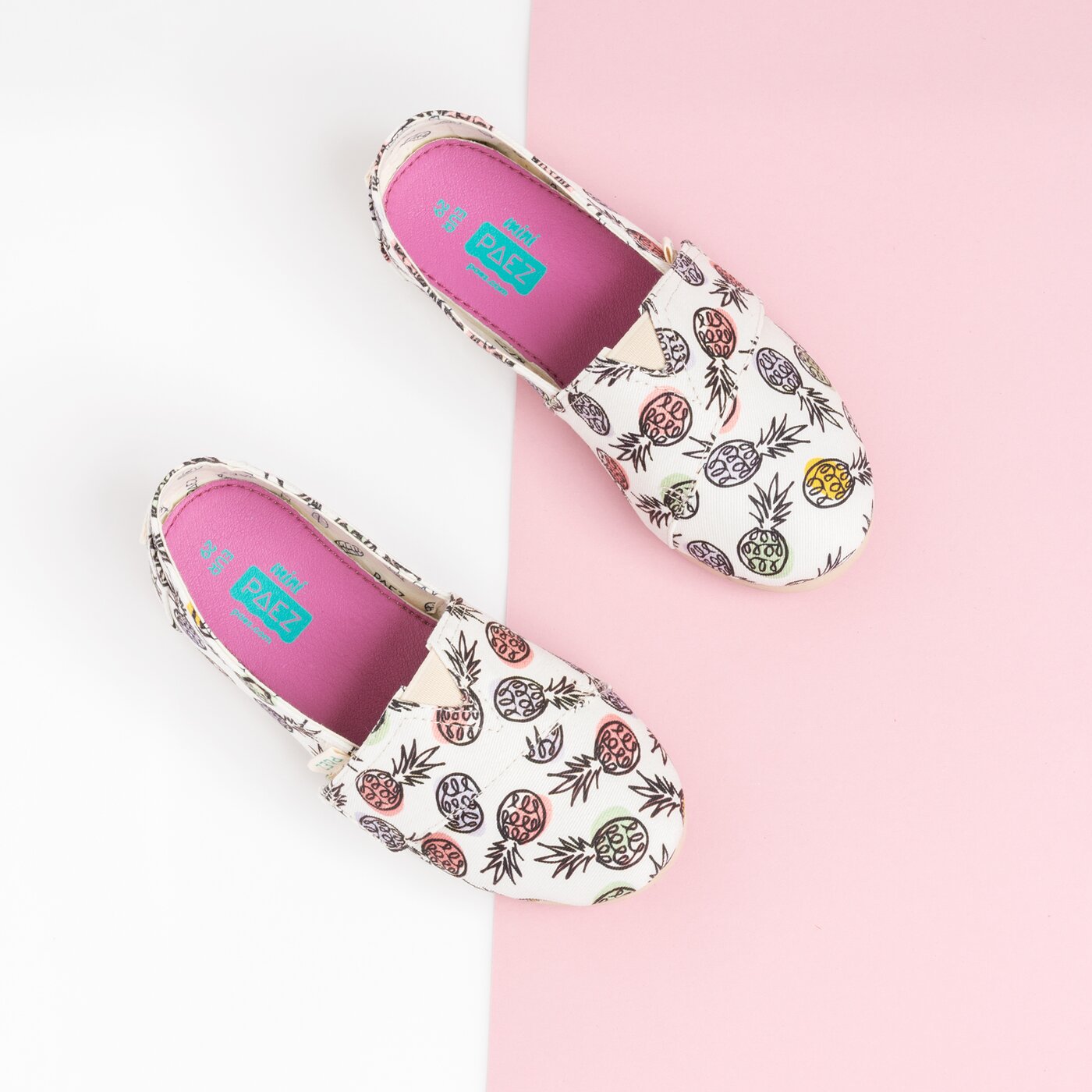 Dziecięce półbuty PAEZ ORIGINAL GUM PINEAPPLES 1930501k0002-100 kolor multicolor