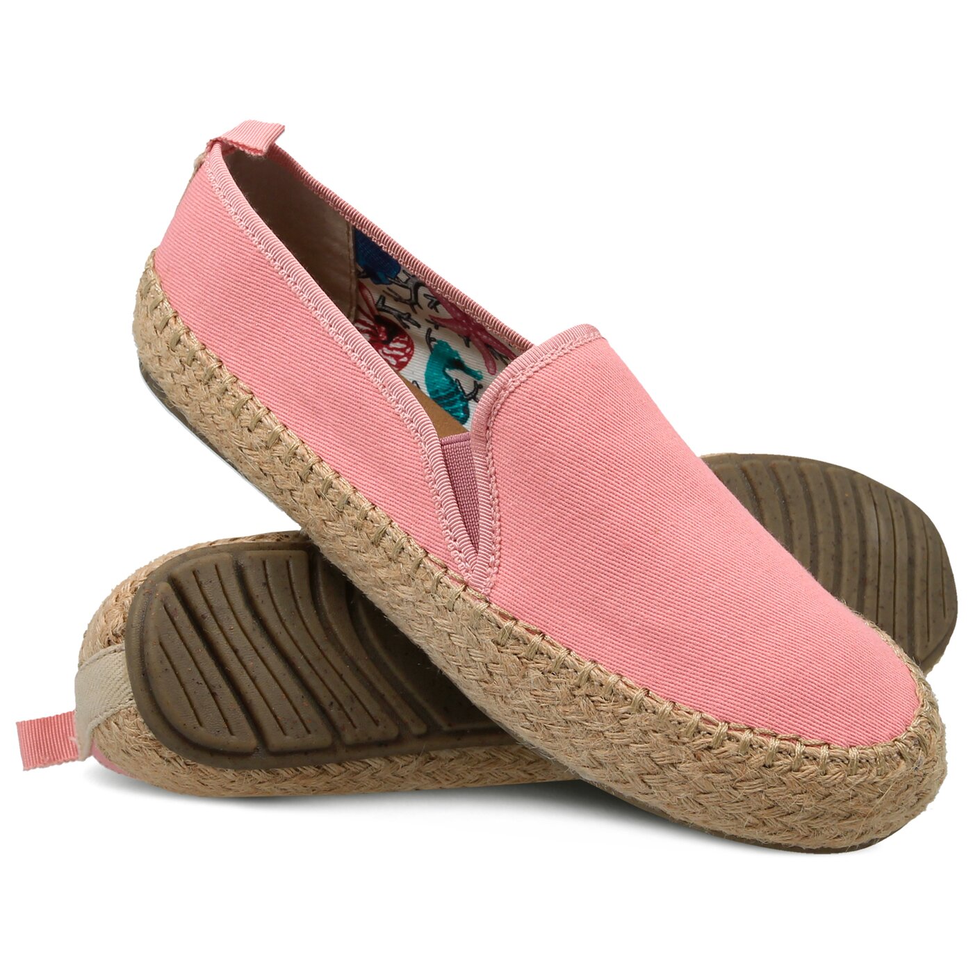 Damskie espadryle EMU GUM PINK WATERMELON w11385pinkwatermelo kolor różowy