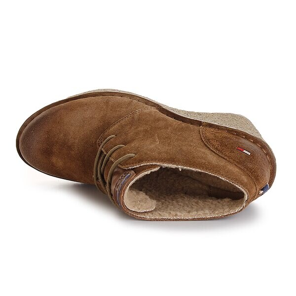 Damskie buty za kostkę TOMMY HILFIGER GILL 1  en56814862210 kolor brązowy