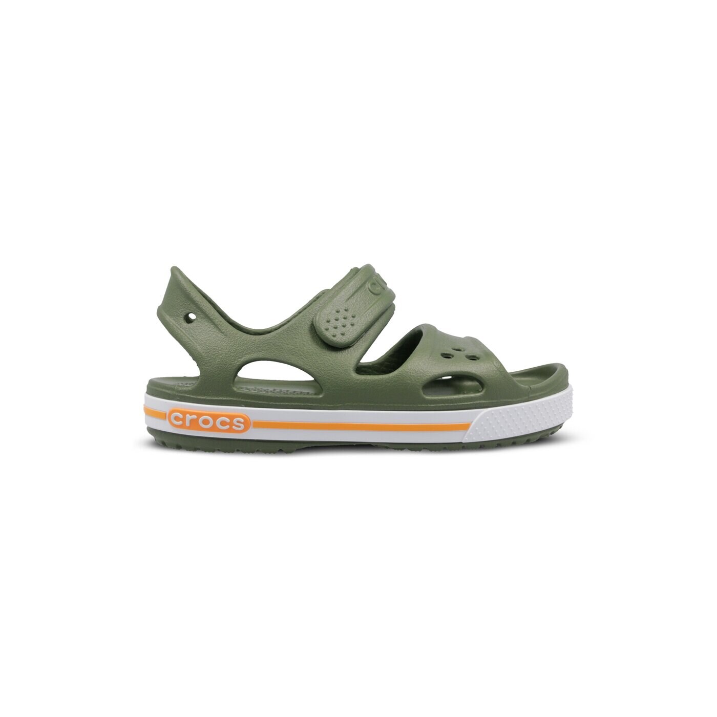 Dziecięce sandały / klapki CROCS CROCBAND II SANDAL PS 14854309i kolor khaki