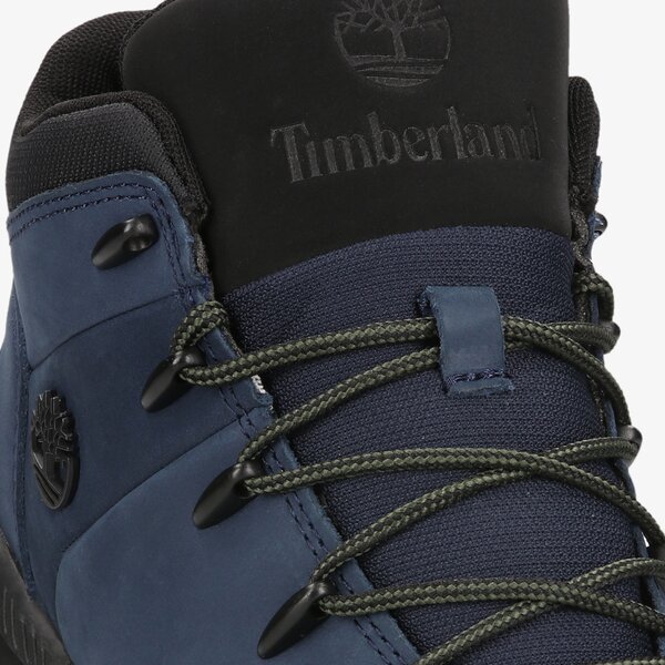 Dziecięce buty outdoor / trekkingowe TIMBERLAND SPRINT TREKKER MID tb0a2ggf0191 kolor granatowy