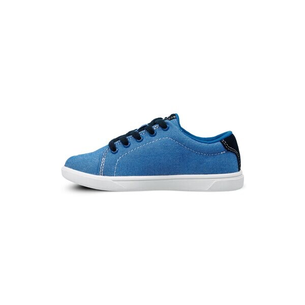 Dziecięce sneakersy (buty) TIMBERLAND GROVETON CANVAS OXFORD ca1qlx kolor niebieski