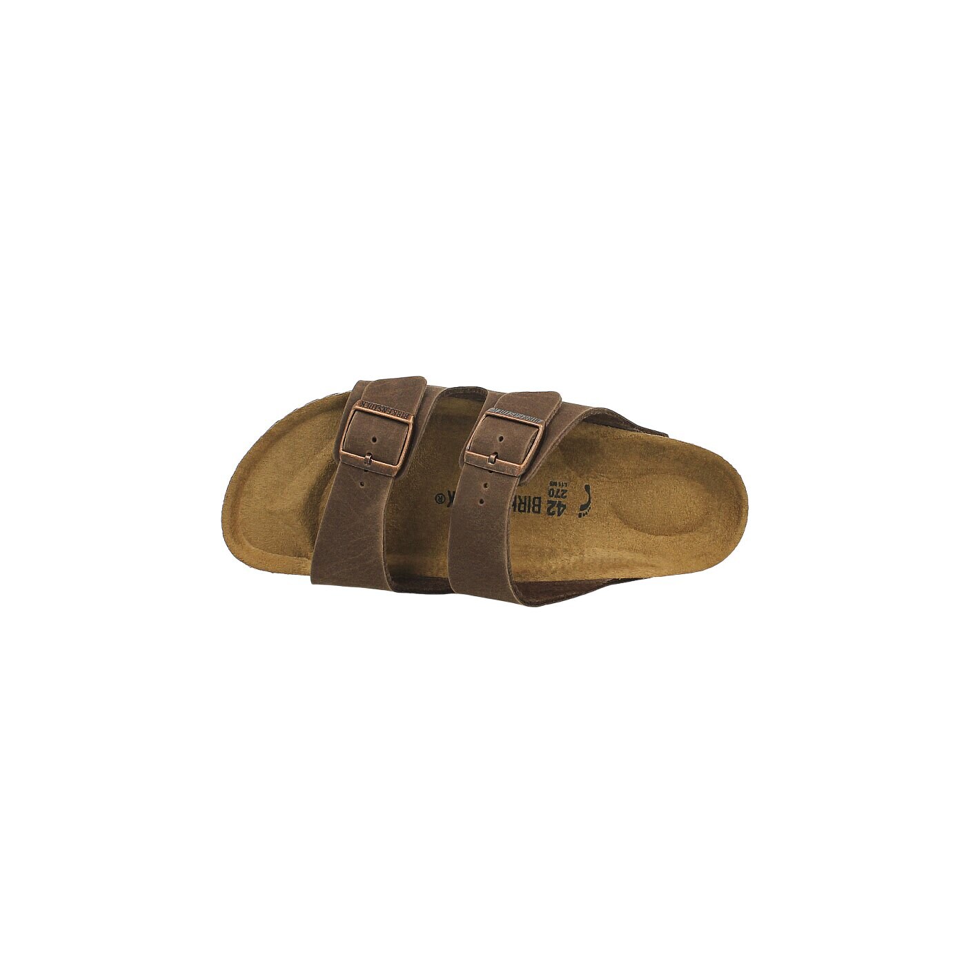 Męskie klapki BIRKENSTOCK ARIZONA  652393 kolor brązowy