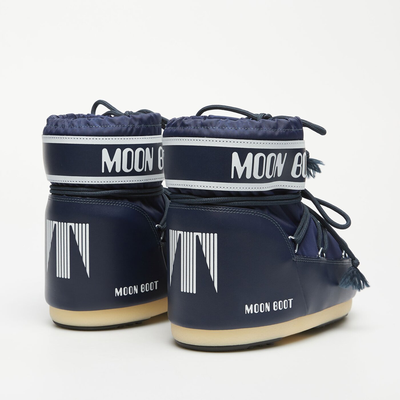 Damskie śniegowce MOON BOOT MB ICON LOW NYLON  80d1409340f003 kolor granatowy