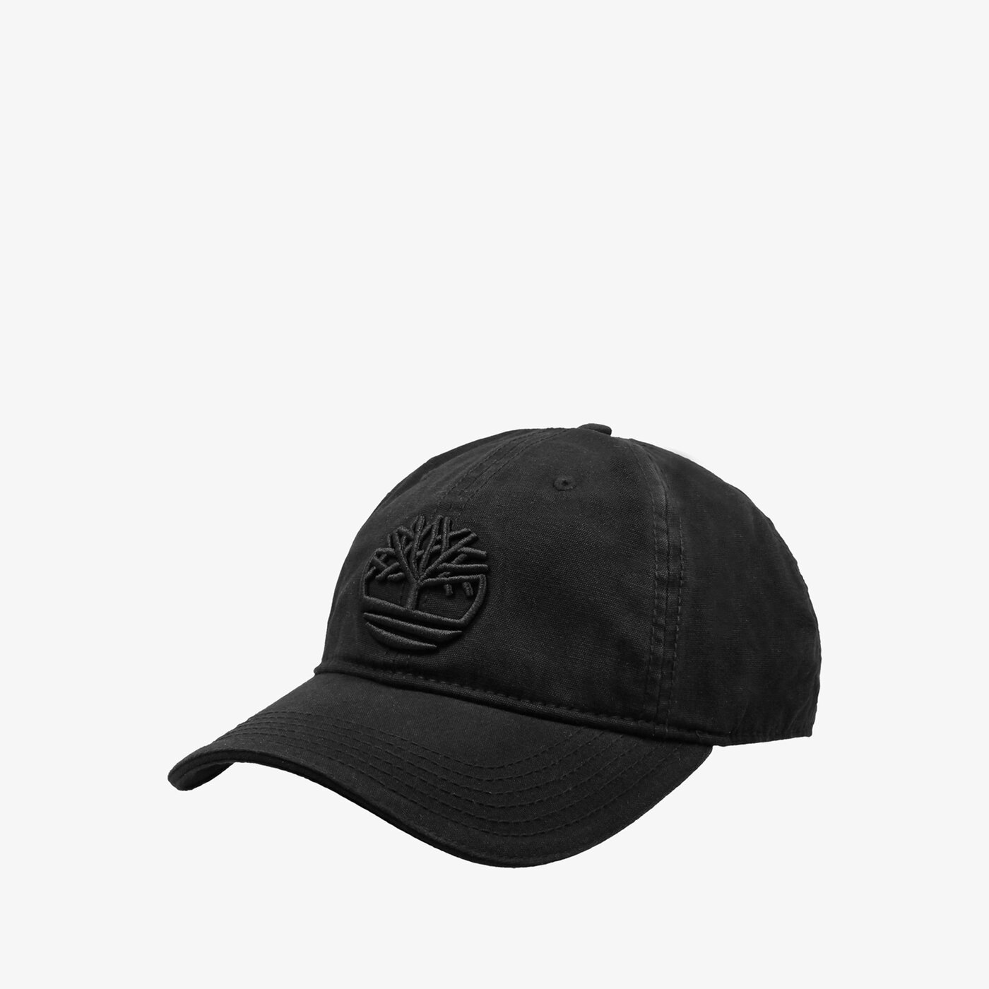 Damska czapka z daszkiem TIMBERLAND CZAPKA COTTON CANVAS CAP TREE LOGO tb0a1e9m0011 kolor czarny