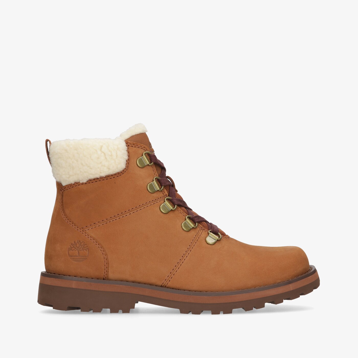 Dziecięce buty za kostkę TIMBERLAND COURMA KID WL HIKER tb0a2mn2f131 kolor brązowy