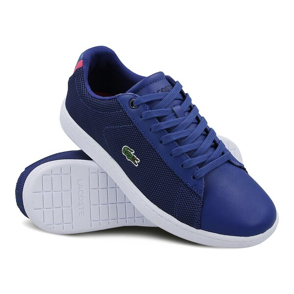 Damskie sneakersy (buty) LACOSTE CARNABY EVO 117 1 733spw1010125 kolor granatowy