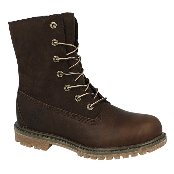 Damskie trapery TIMBERLAND AUTHENTICS TEDDY FLEECE WP FOLD DOWN 8327r kolor brązowy
