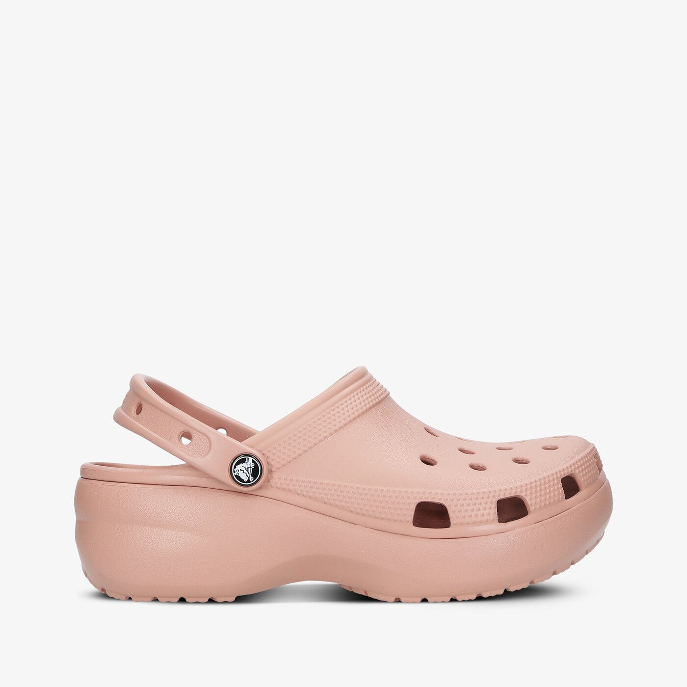 Damskie klapki CROCS CLASSIC PLATFORM CLOG W 206750-6rl kolor brązowy