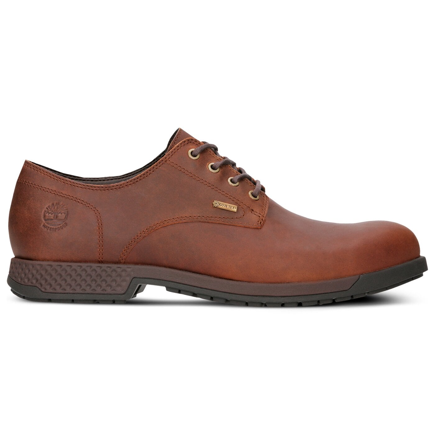 Męskie półbuty TIMBERLAND CITY'S EDGE GTX OXFORD ca1snk kolor brązowy
