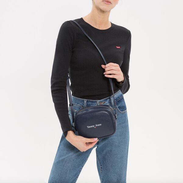 Damska torebka TOMMY HILFIGER TOREBKA TJW ESSENTIAL CAMERA BAG aw0aw12546c87 kolor granatowy