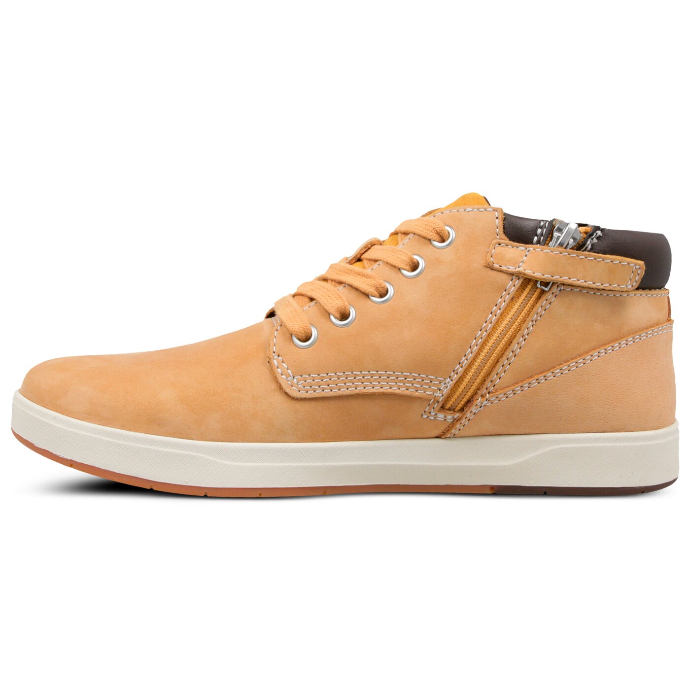 Dziecięce trampki TIMBERLAND DAVIS SQUARE LEATHER CHK tb0a1v352311 kolor żółty