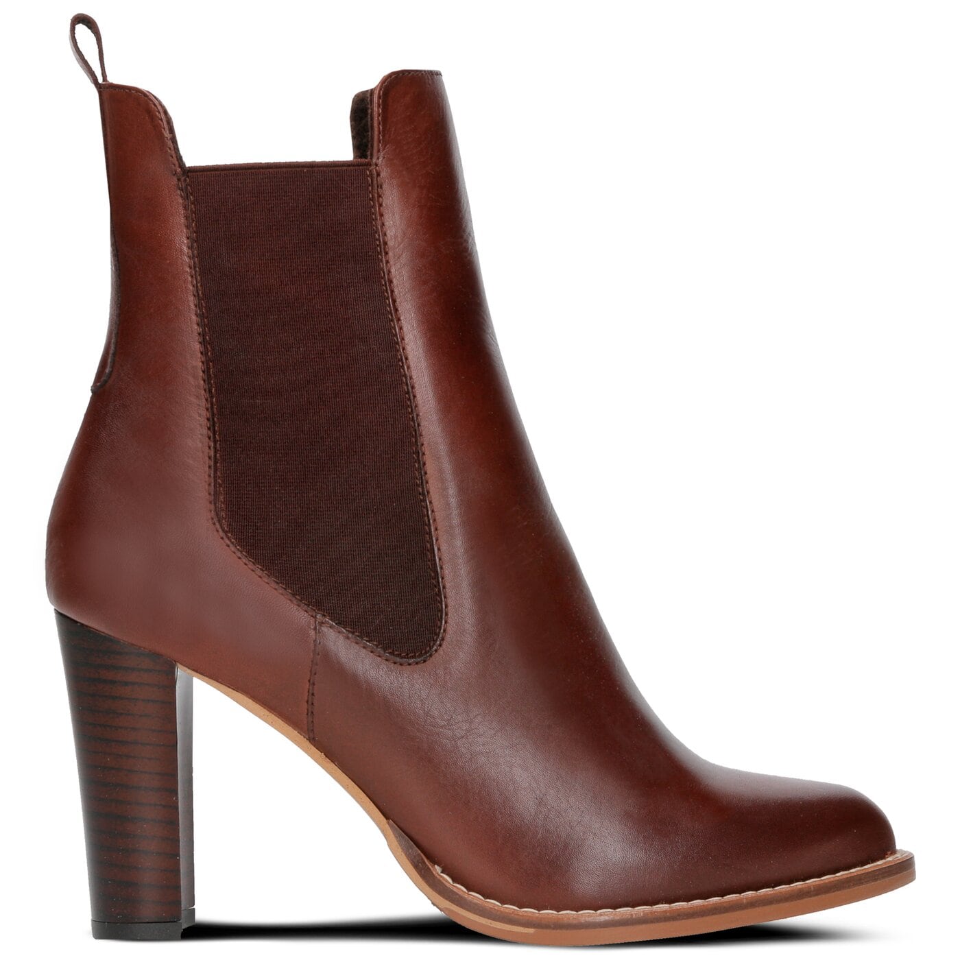 Damskie botki / sztyblety SYMBIOSIS INA  1196659002 kolor brązowy