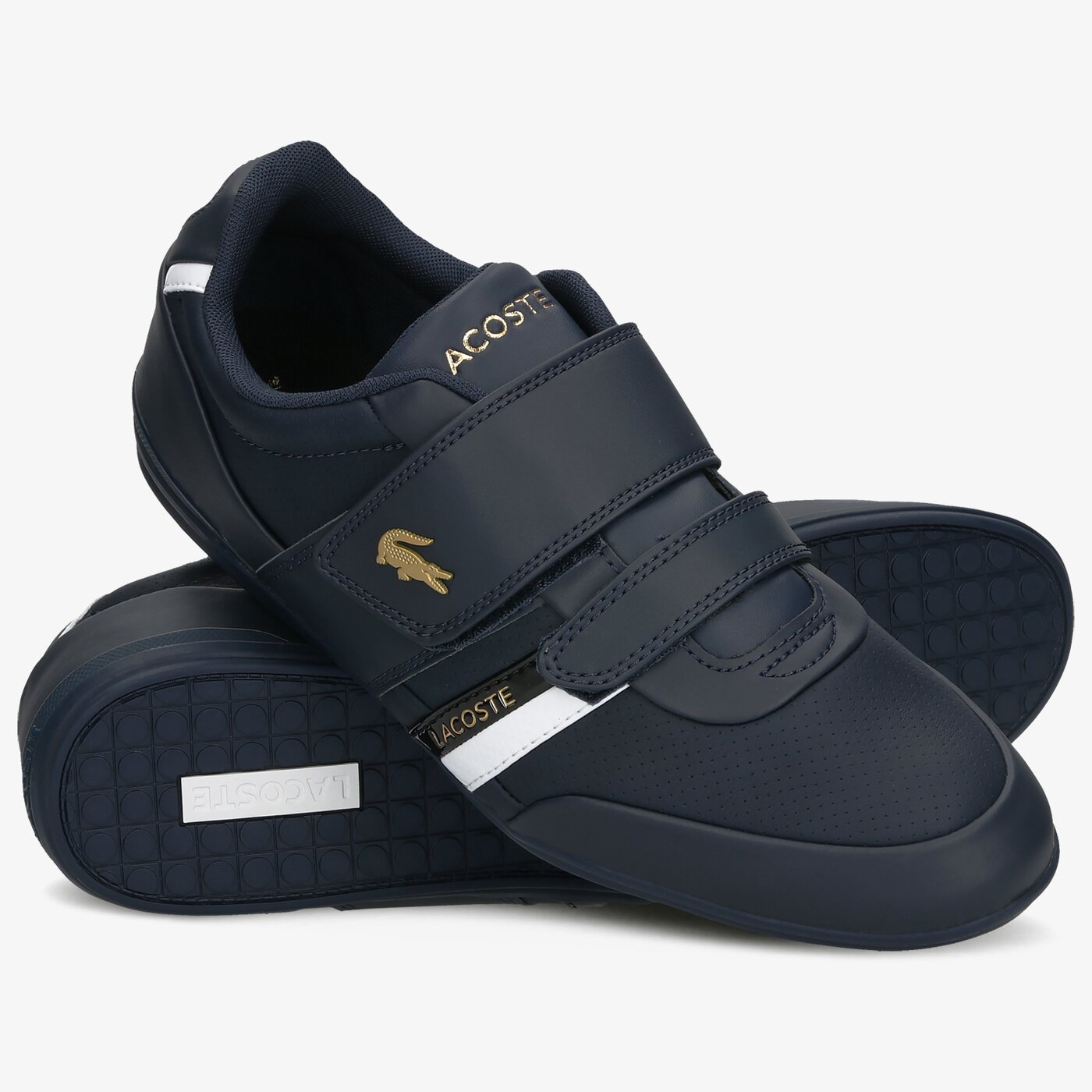 Męskie sneakersy (buty) LACOSTE MISANO STRAP 0120 1 CMA 740cma0047nb0 kolor granatowy