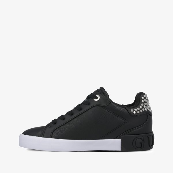 Damskie sneakersy (buty) GUESS PAYSIN fl7pan ele12black kolor czarny
